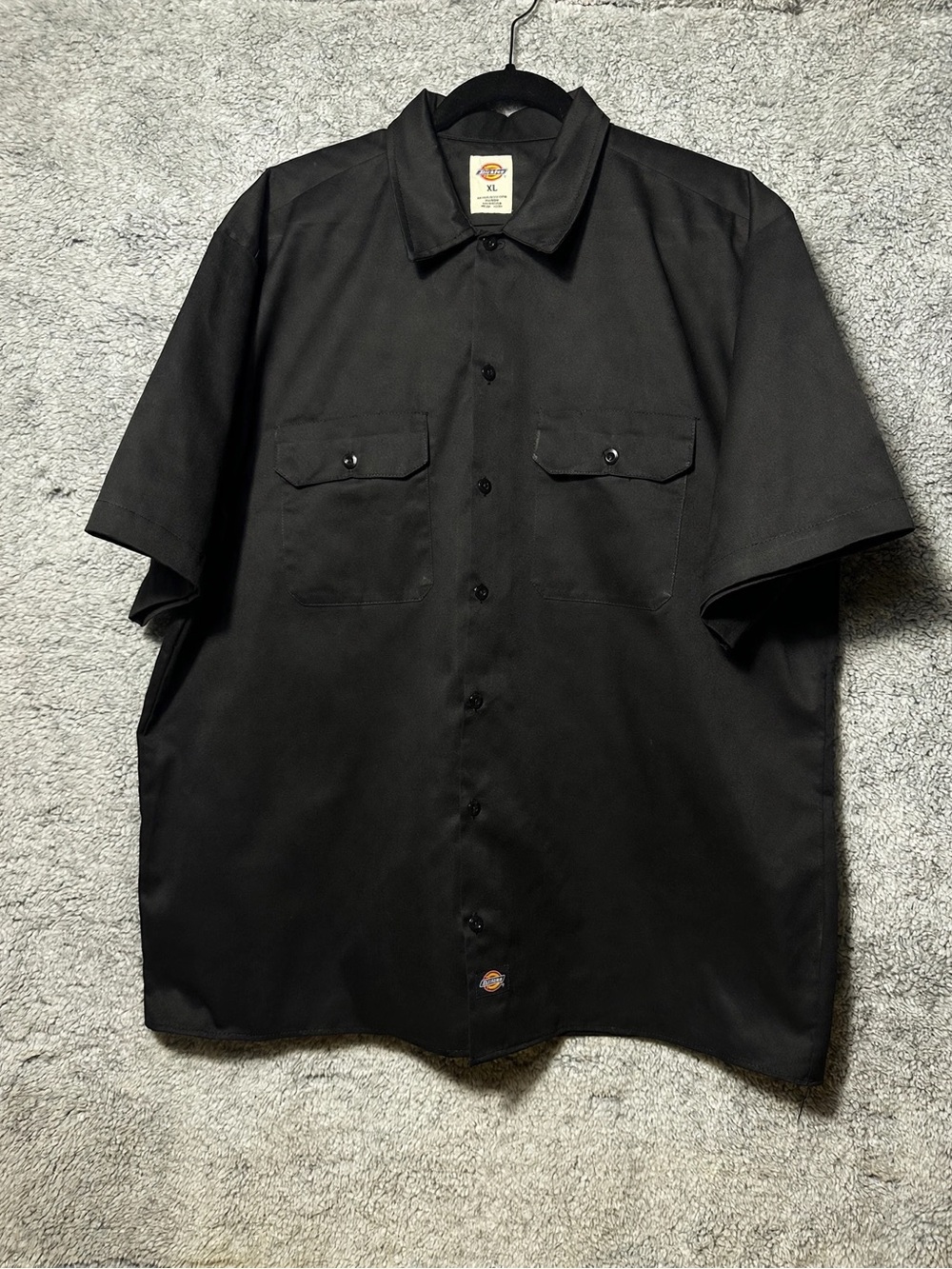 Dickies Short Sleeve Work Shirt Black XL
